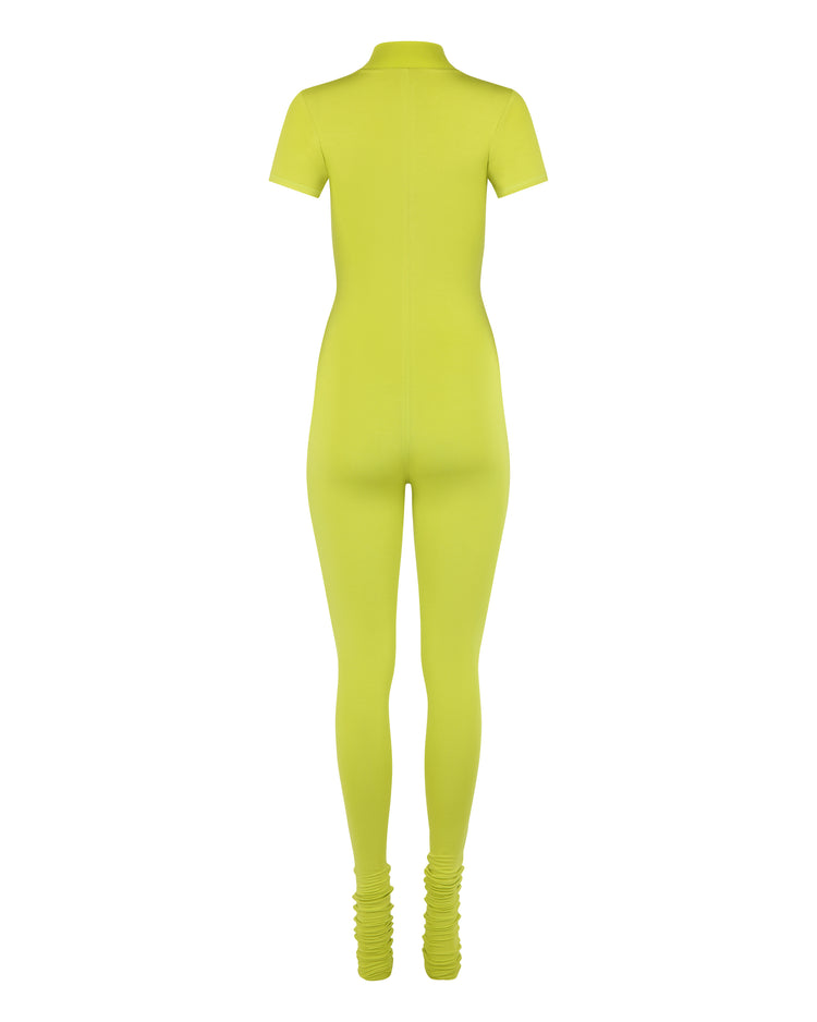 MODAL POLO CATSUIT // KIWI