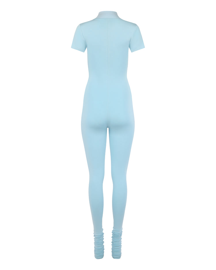 MODAL POLO CATSUIT // AQUAMARINE