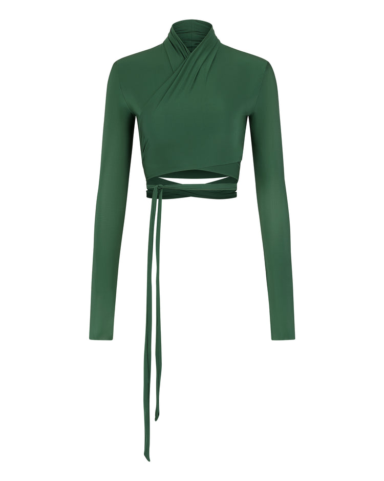 SHIMMER CROPPED BOLERO // EDEN
