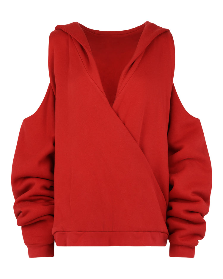 COLD SHOULDER HOODIE // ADRENALINE RUSH