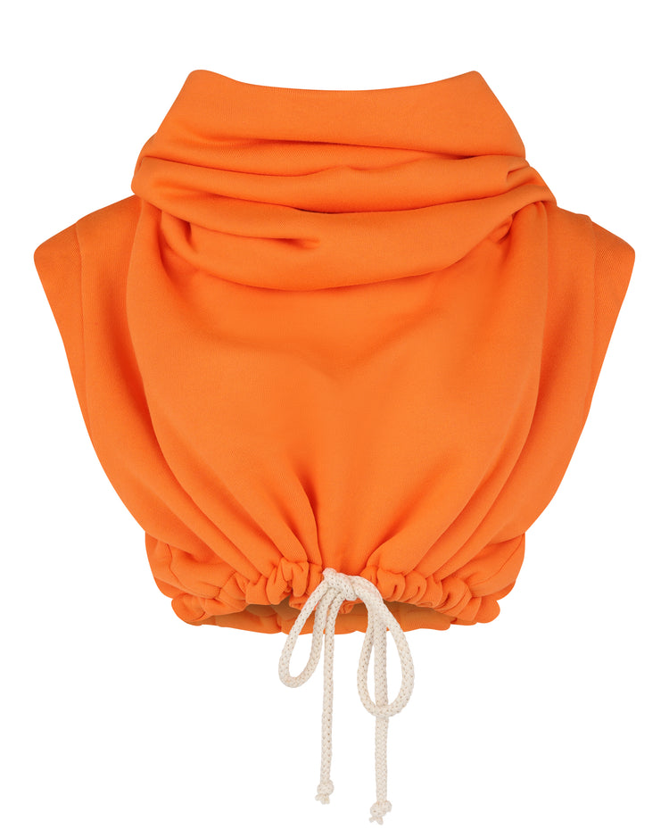 HIGH FREAQ TEDDY VEST // PERSIMMON