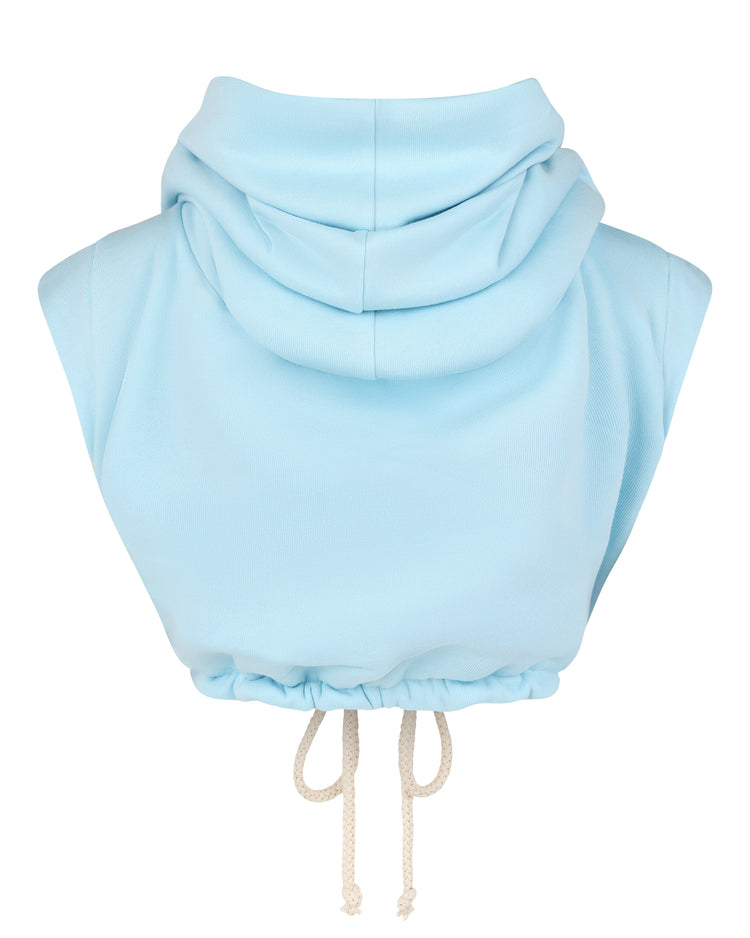 HIGH FREAQ TEDDY VEST // AQUAMARINE