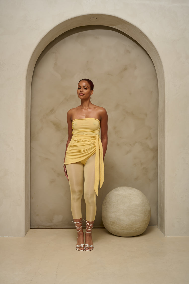 JERSEY WAIST WRAP // BUTTER
