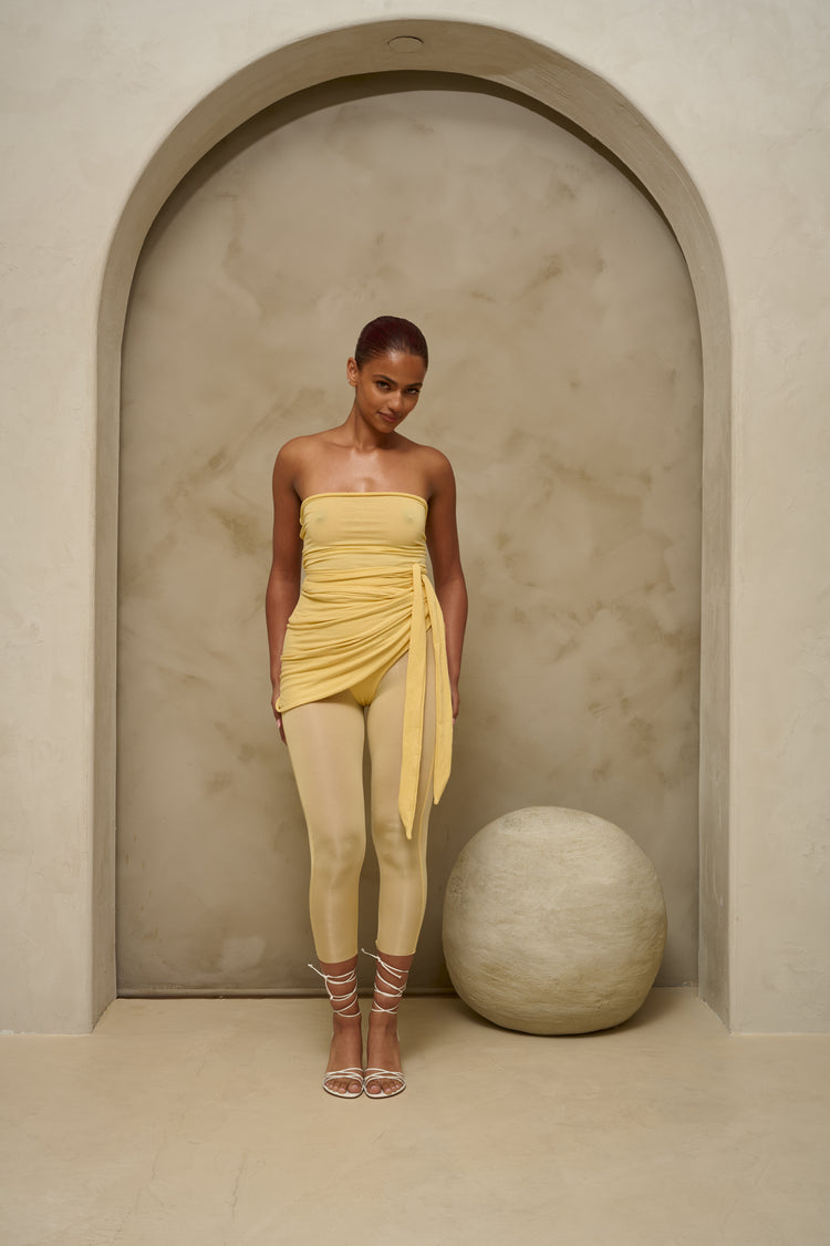 JERSEY WAIST WRAP // BUTTER