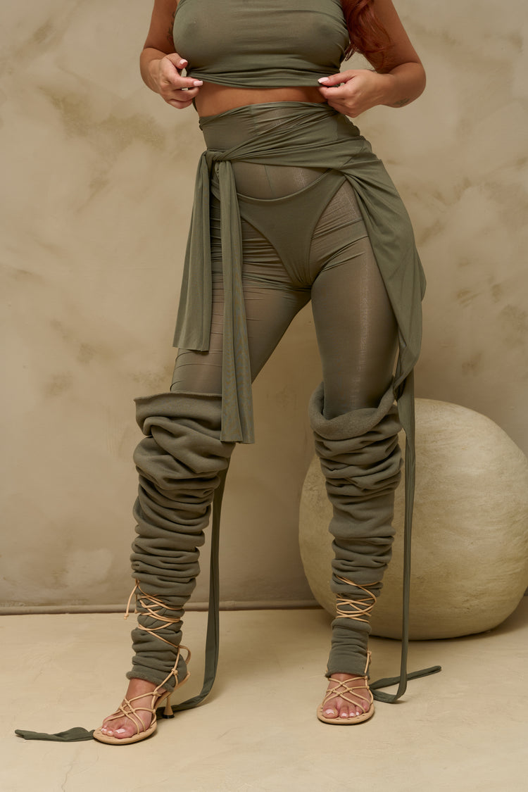 SCULPTED THONG // JUNGLE