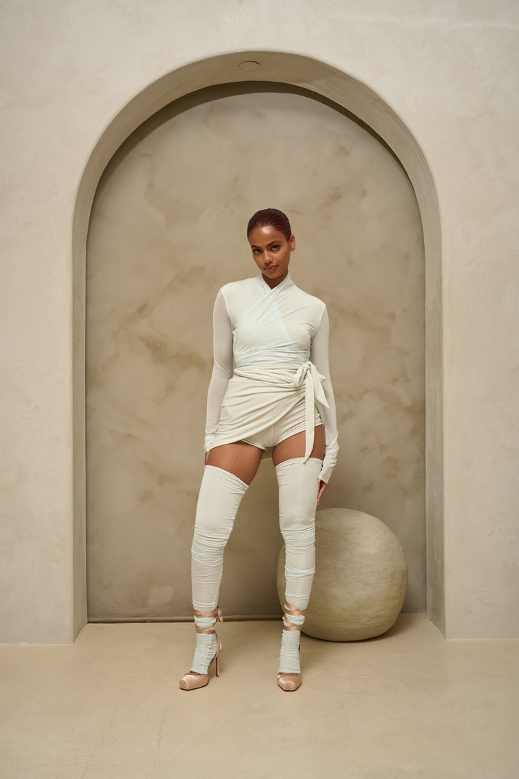 JERSEY WAIST WRAP // ICE CUBE