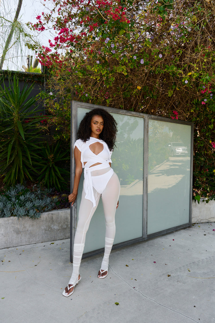LOW RISE CAPRI // OPTIC WHITE