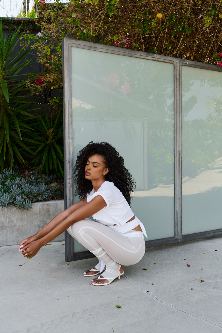 LOW RISE CAPRI // OPTIC WHITE