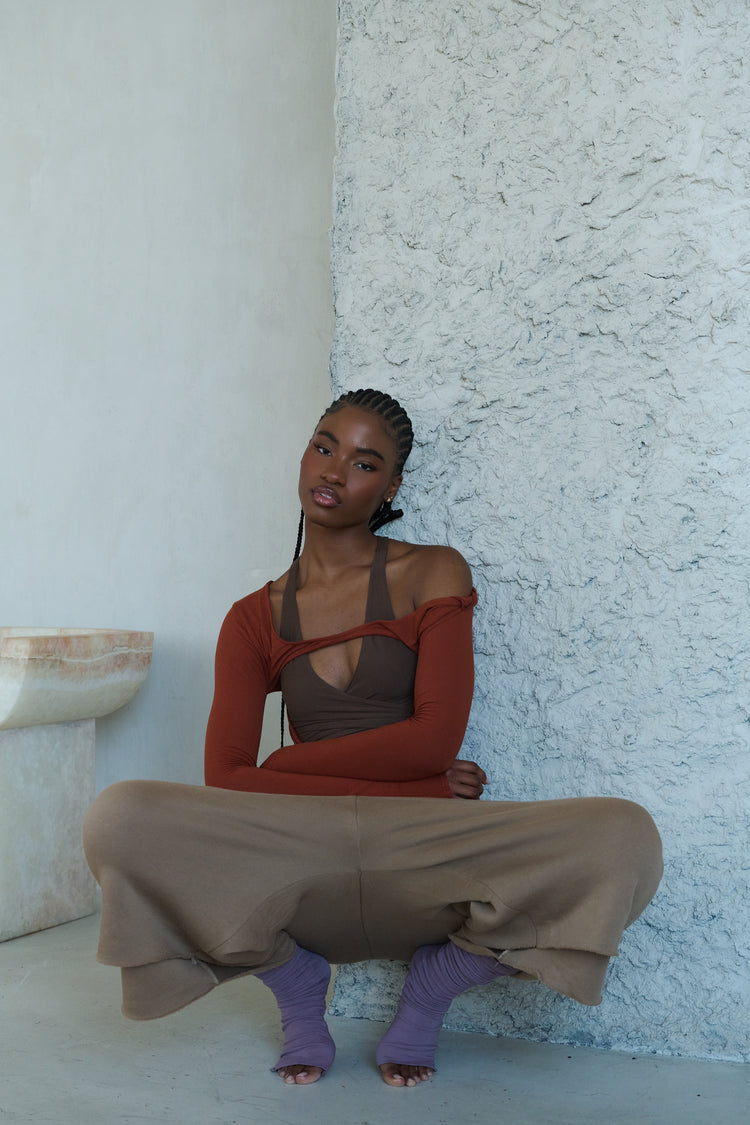 SHORTIE LEG WARMER // AMETHYST