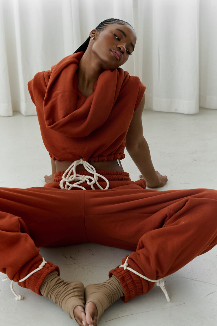 SHORTIE LEG WARMER // CLAY