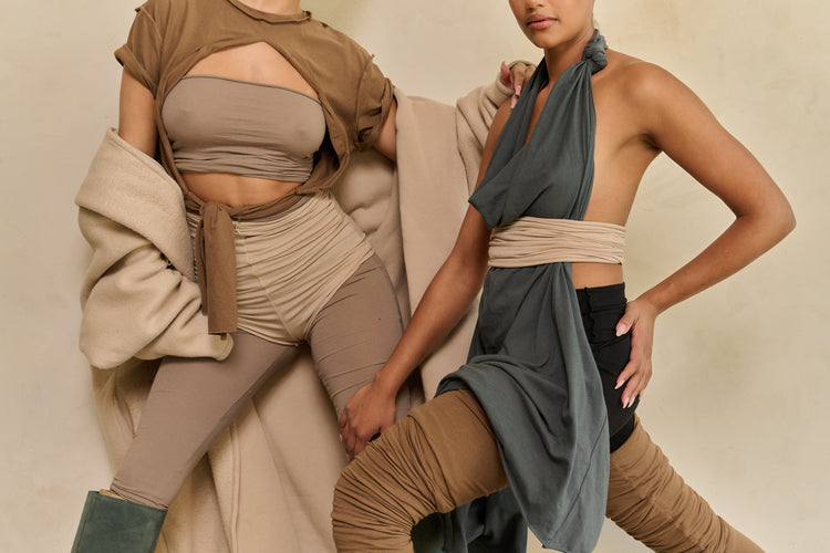 FOLDOVER JERSEY LEGGING // MINKY SMOKE