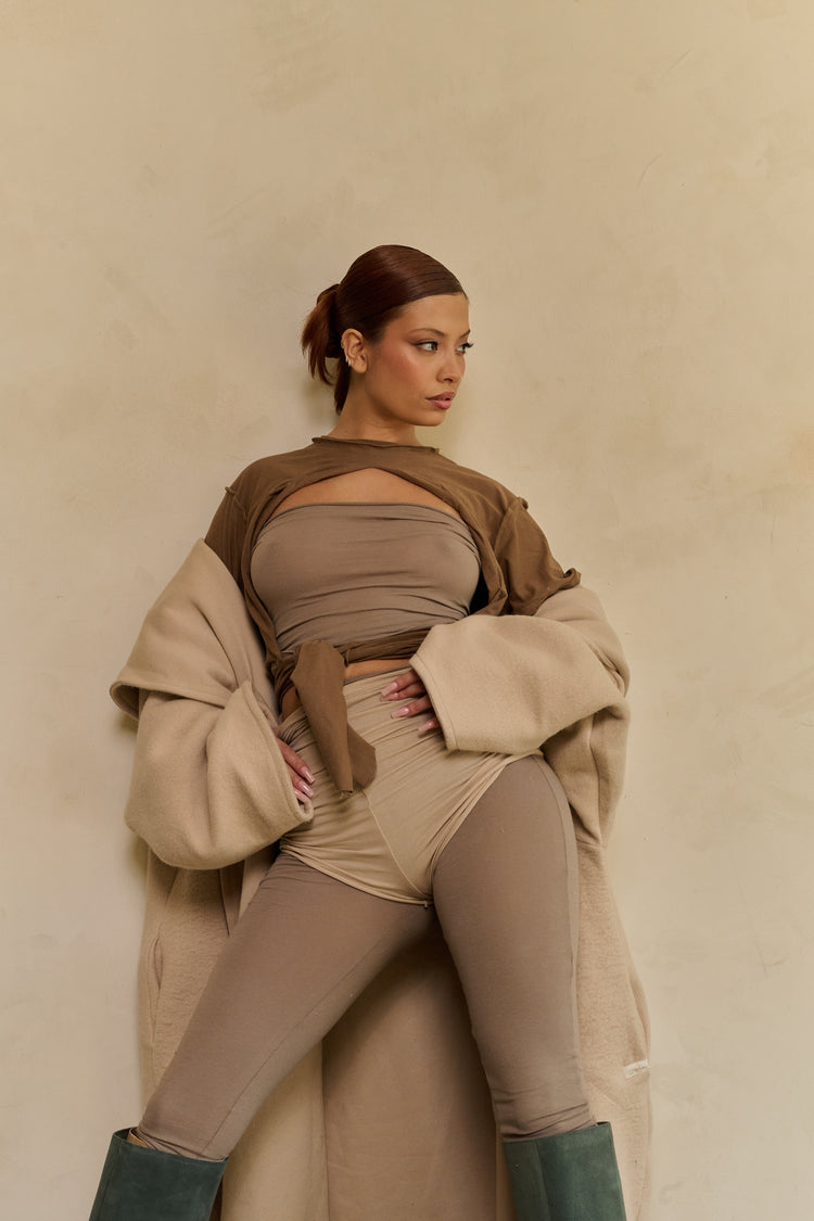 FOLDOVER JERSEY LEGGING // MINKY SMOKE