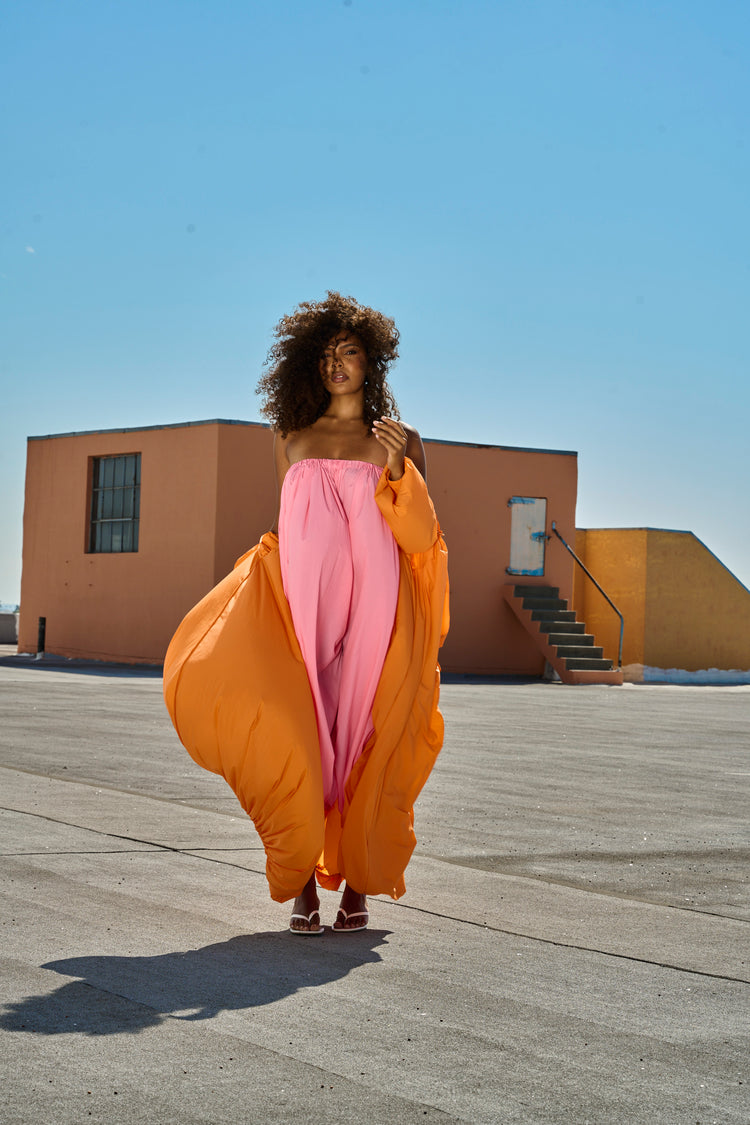 BALLOON JUMPSUIT // PLUMERIA