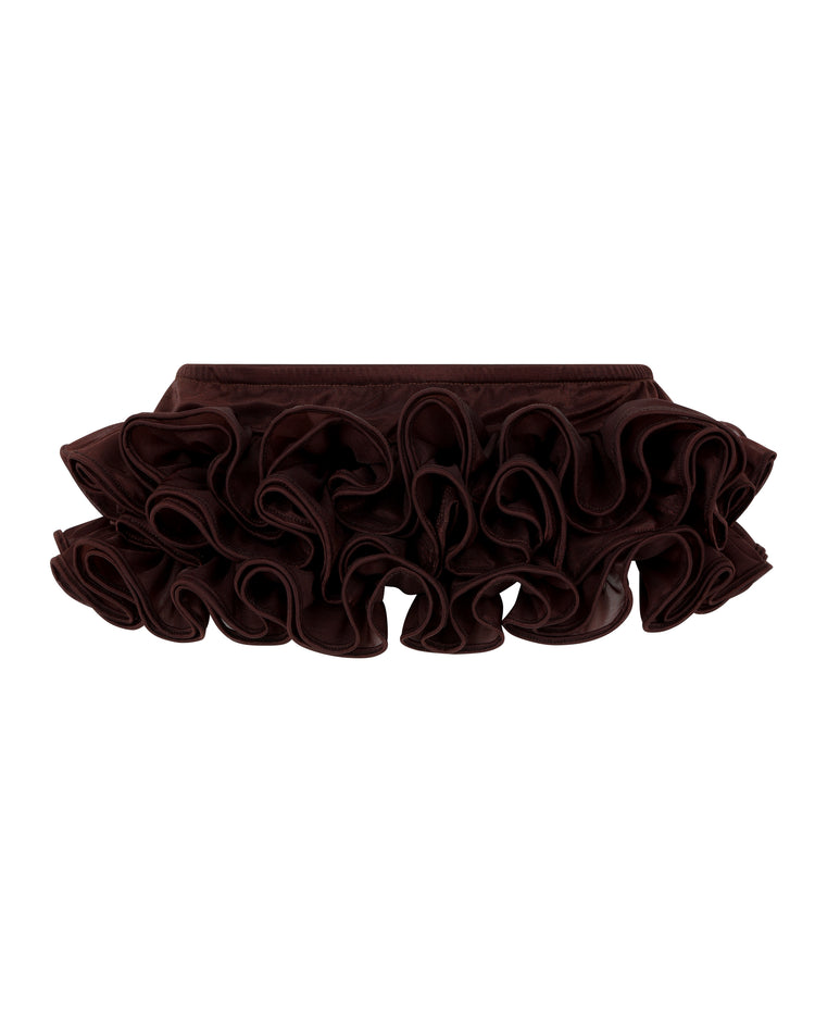 RUFFLE MICRO TUTU // CHERRY WINE