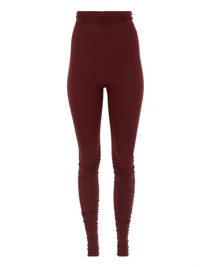 HOSIERY LEGGING // CHERRY WINE