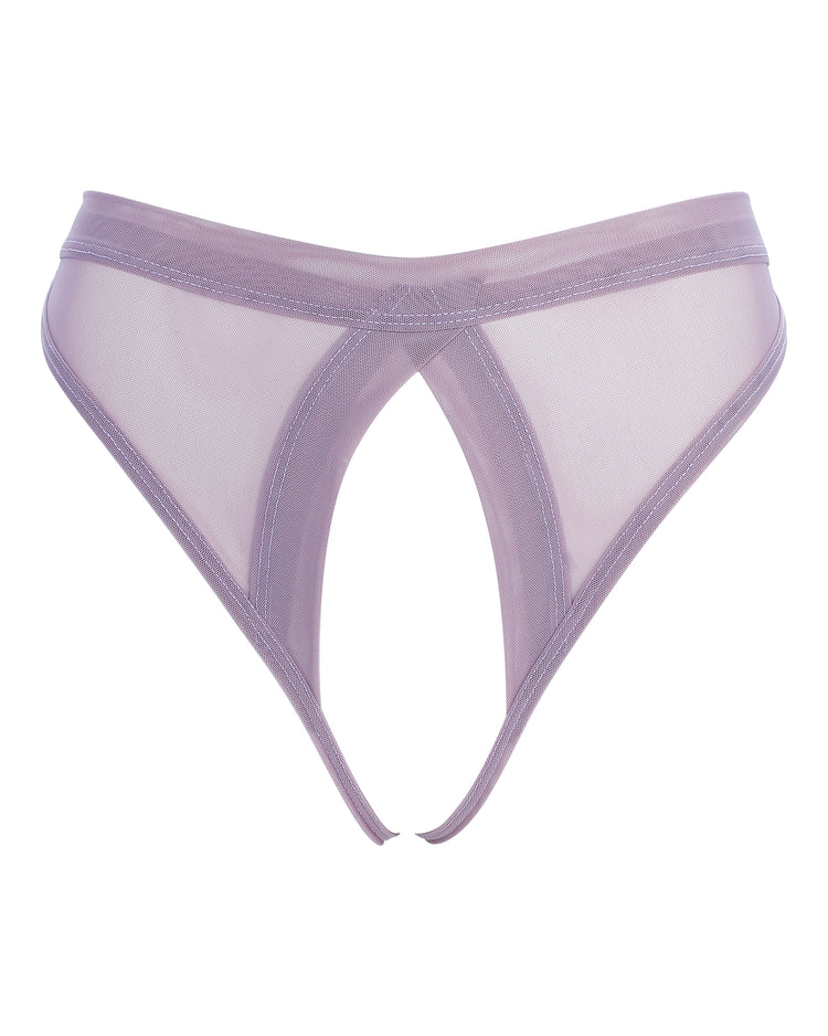 CROTCHLESS PANTY // SMOKED LILAC