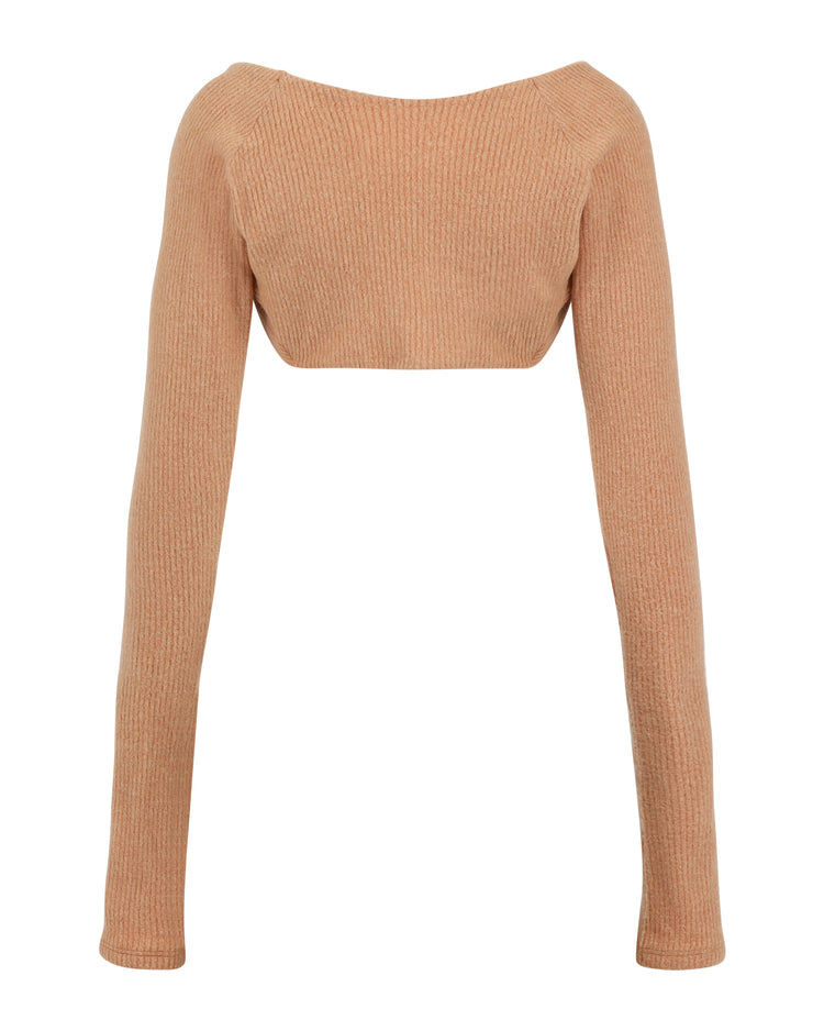 FUZZY RIB BOLERO // NECTAR
