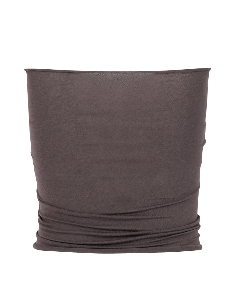 RAW EDGE TUBE TOP // SMOKE