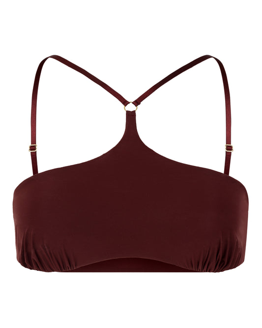 TEARDROP BRALETTE // CHERRY WINE