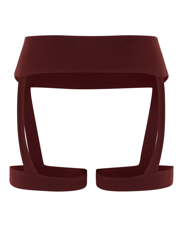 SOFT HOSIERY GARTER // CHERRY WINE