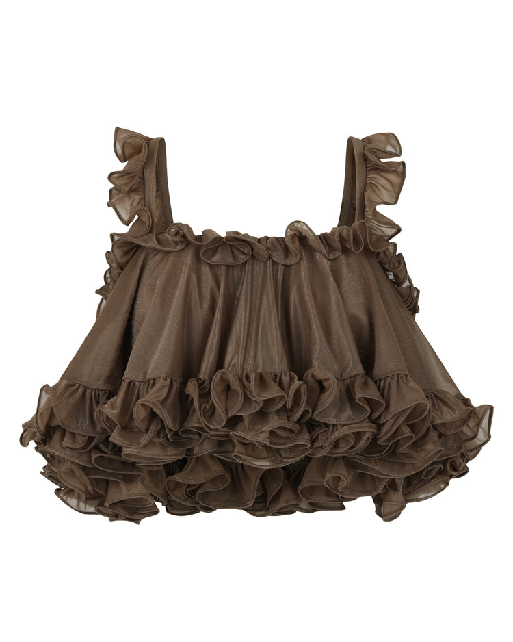 TIERED RUFFLE CAMISOLE // BAMBI