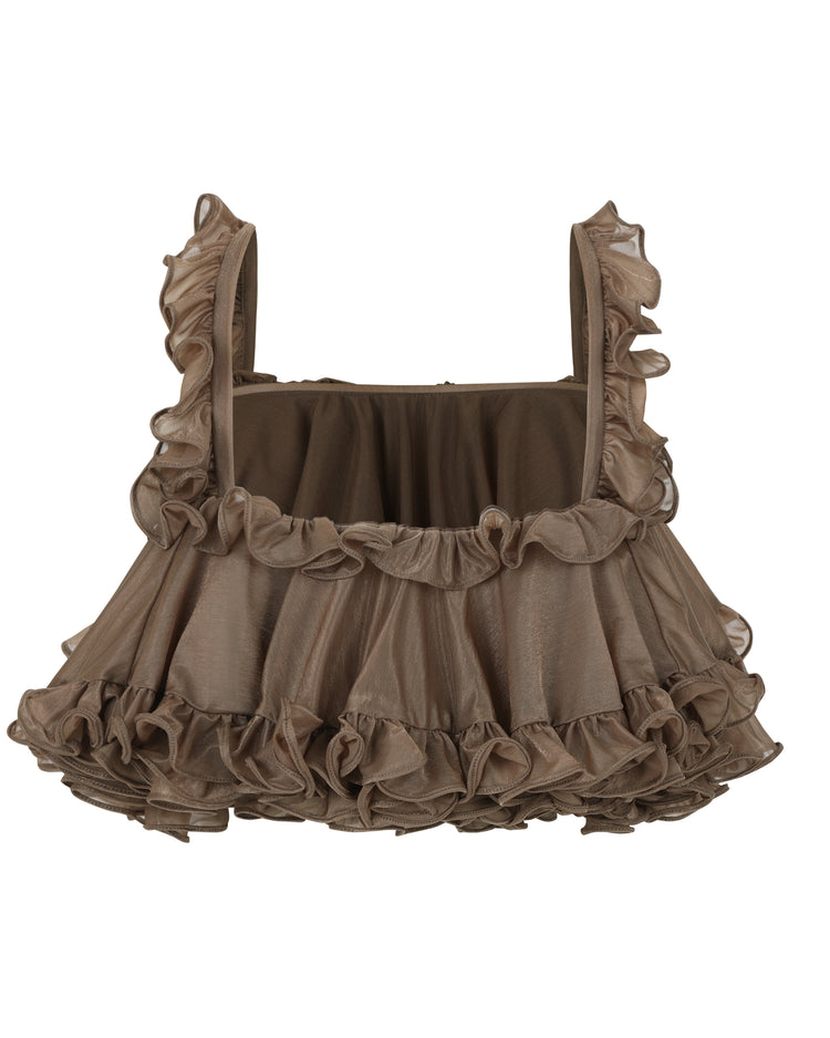 TIERED RUFFLE CAMISOLE // BAMBI