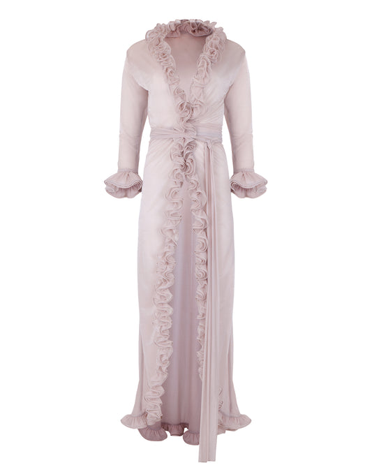 MOVIE STAR DRESSING GOWN // PINK WHISPER