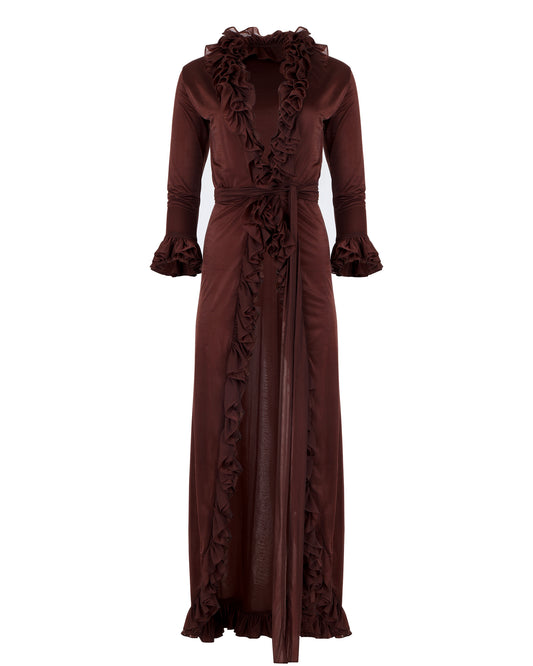 MOVIE STAR DRESSING GOWN // CHERRY WINE