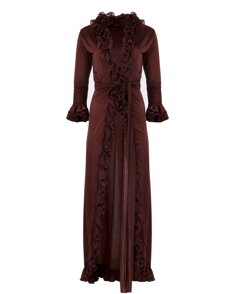 MOVIE STAR DRESSING GOWN // CHERRY WINE