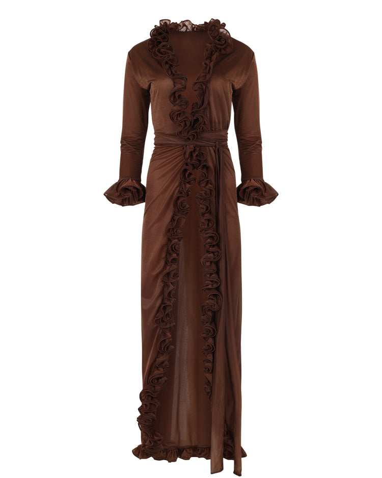 MOVIE STAR DRESSING GOWN // MILK CHOCOLATE FOX