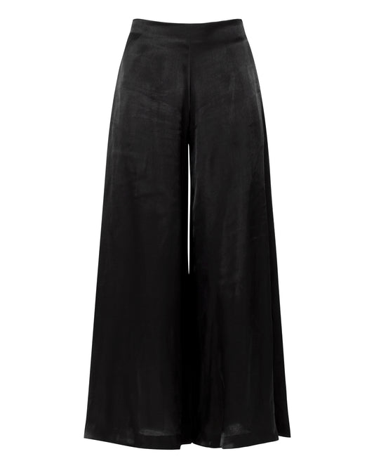 WIDE LEG TROUSER // OBSIDIAN