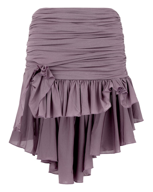 SHIMMER SALSA SKIRT // AMETHYST