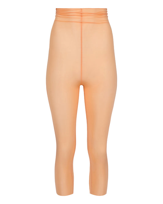 SHEER SHIMMER CAPRI // APRICOT