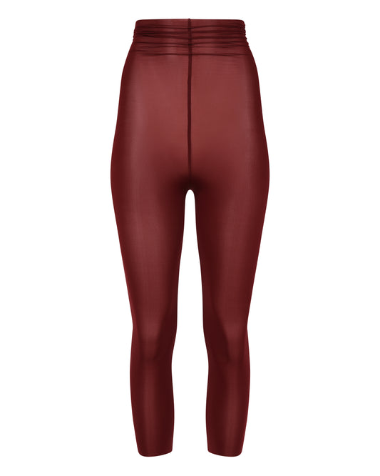 SHEER SHIMMER CAPRI // SANGRIA