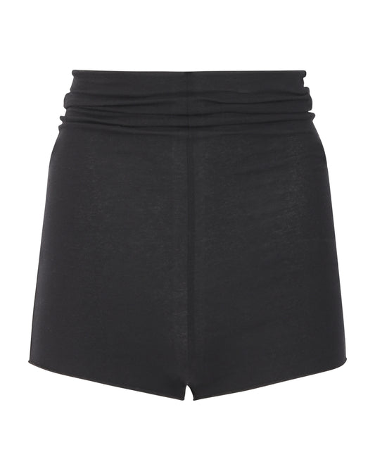 RAW EDGE DANCE SHORT // RICH BLACK