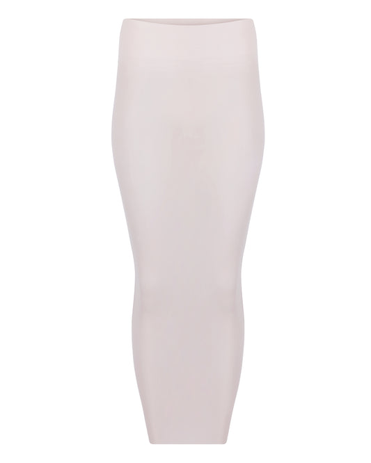 HOSIERY PENCIL SKIRT // PINK WHISPER