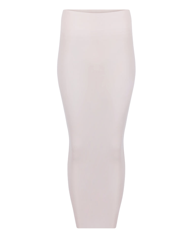 HOSIERY PENCIL SKIRT // PINK WHISPER
