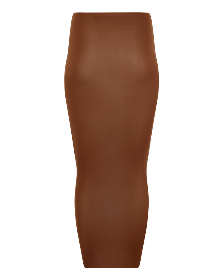 HOSIERY PENCIL SKIRT // MILK CHOCOLATE FOX