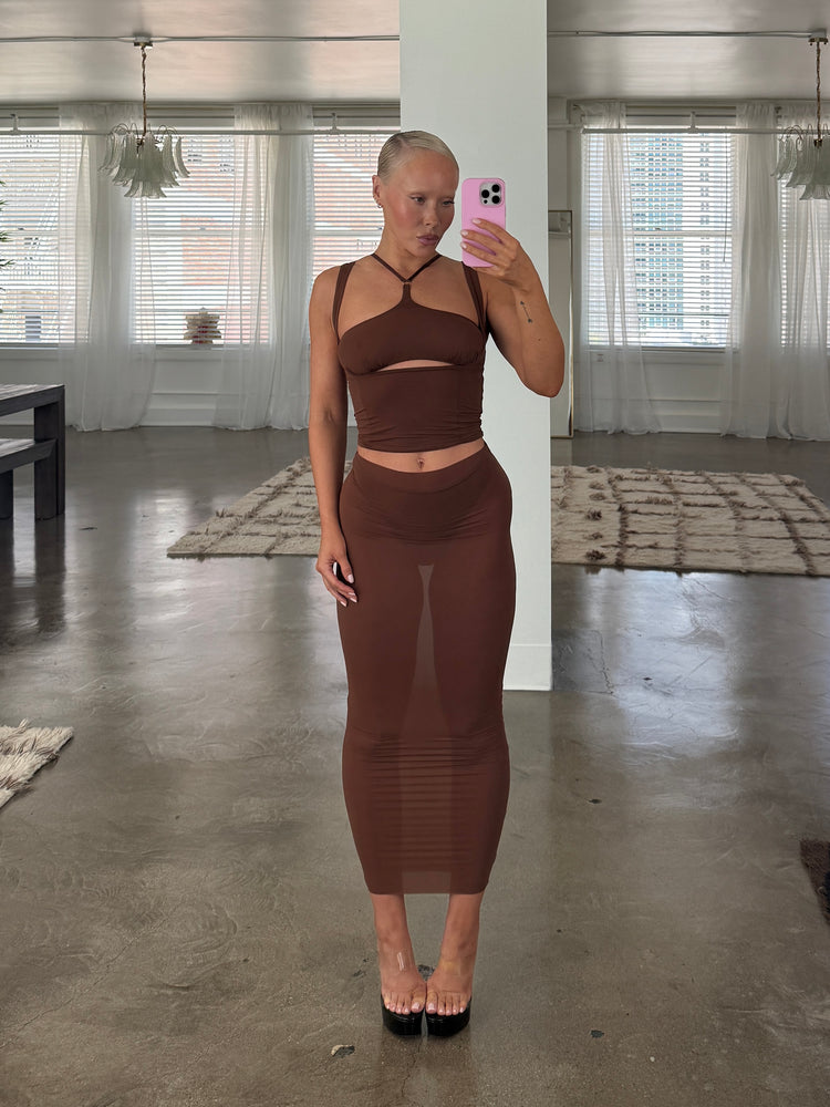 TEARDROP BRALETTE // MILK CHOCOLATE FOX