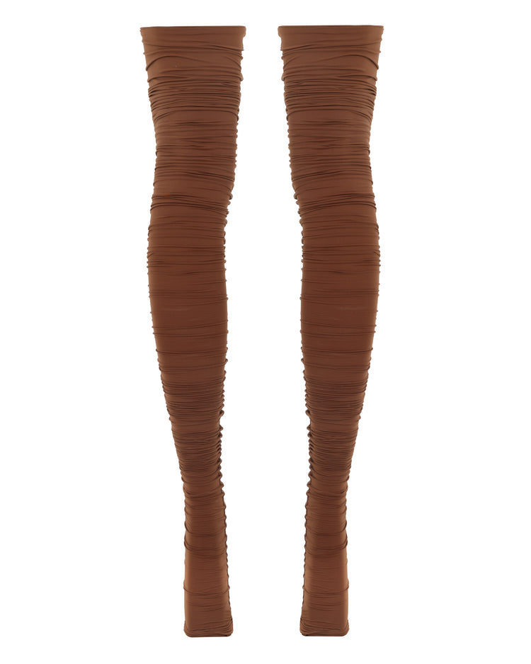 THIGH HIGH STOCKING // MILK CHOCOLATE FOX