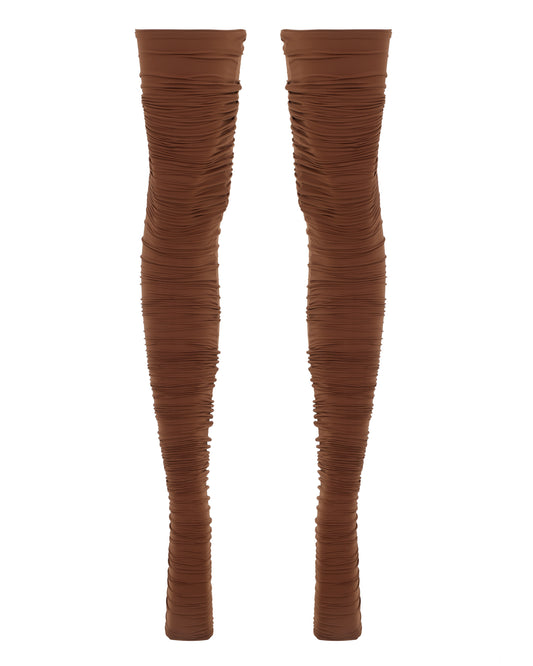 THIGH HIGH STOCKING // MILK CHOCOLATE FOX