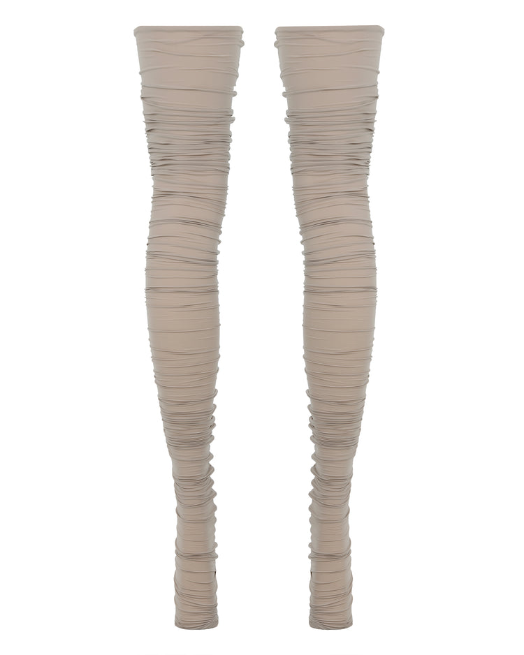 THIGH HIGH STOCKING // FLUFFY MUSHROOM