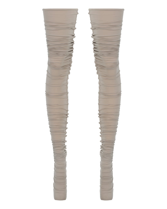 THIGH HIGH STOCKING // FLUFFY MUSHROOM