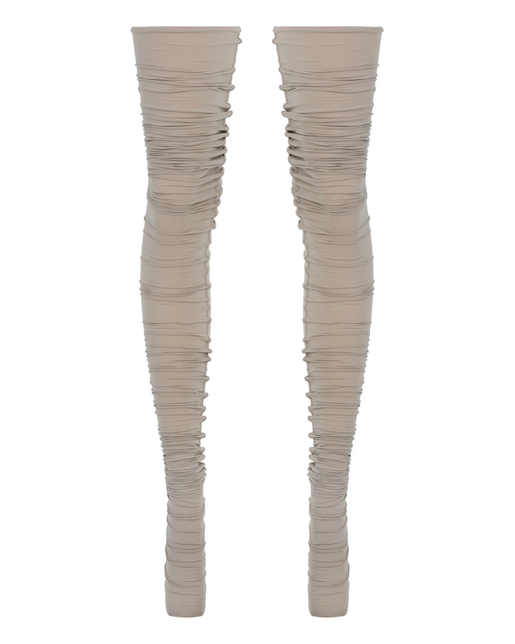THIGH HIGH STOCKING // FLUFFY MUSHROOM