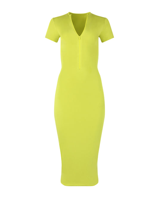 MODAL MIDI DRESS // KIWI