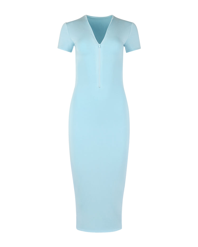 MODAL MIDI DRESS // AQUAMARINE