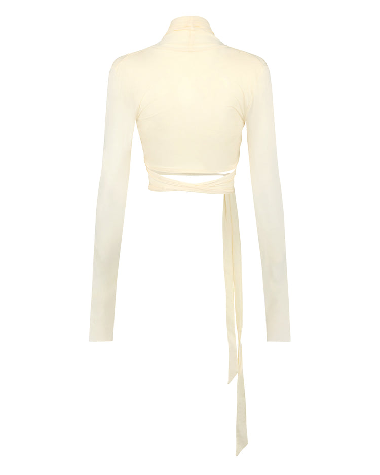 SHEER SHIMMER BOLERO // MOON GLOW