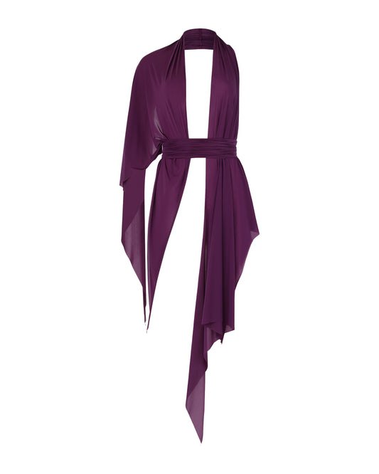 HIGH FREAQ HALTER // EGGPLANT