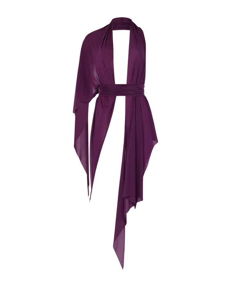 HIGH FREAQ HALTER // EGGPLANT