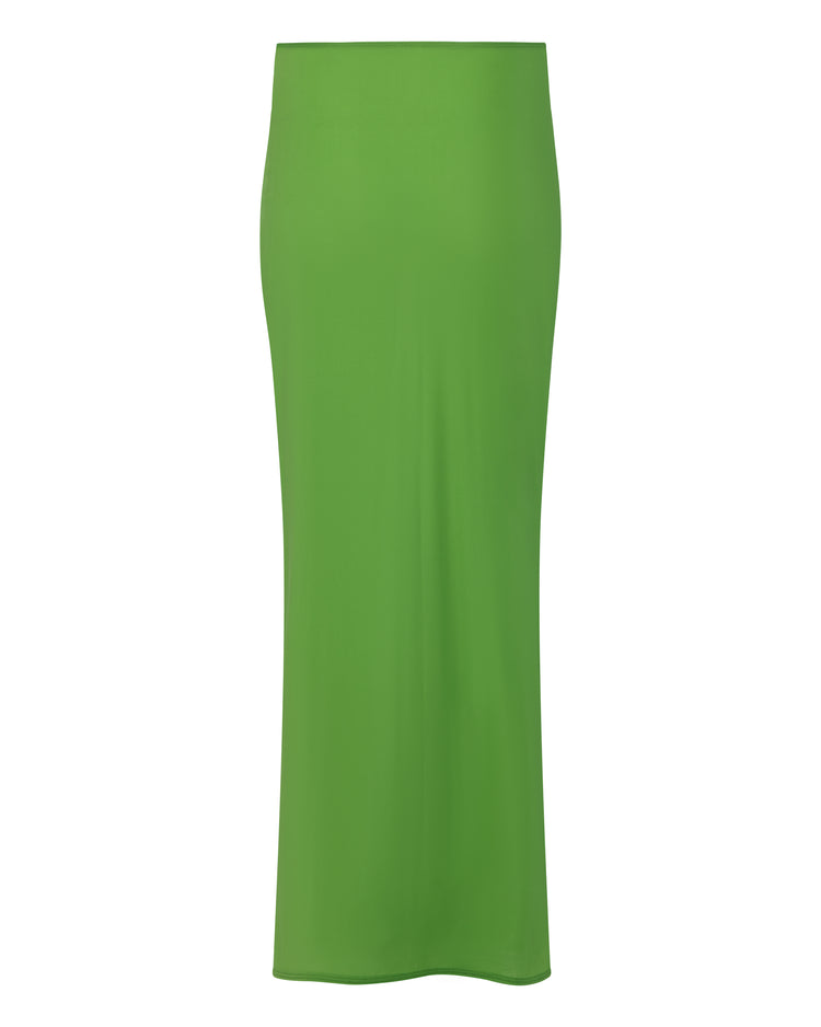 SHEER FLOW SKIRT // FROG
